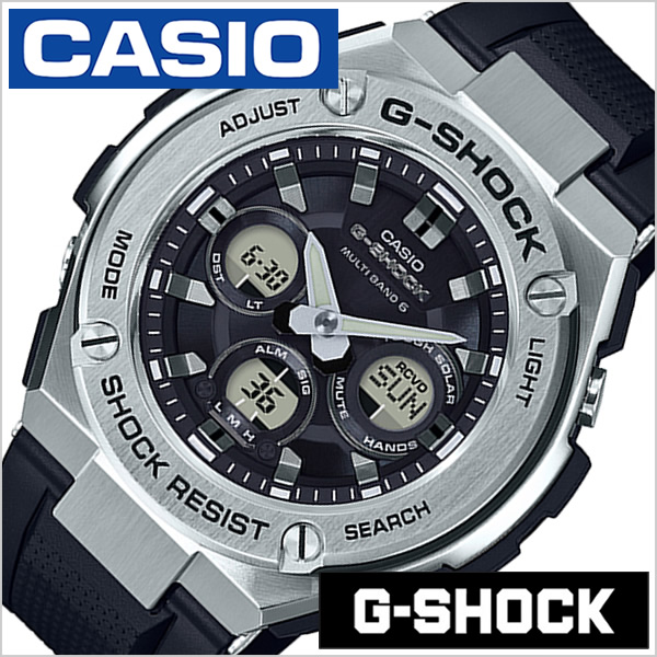 CASIO時計 CASIO 腕時計 時計Gショック 防塵 ジースチール G-SHOCK G-STEEL メンズ ブラック GST-W310-1AJF