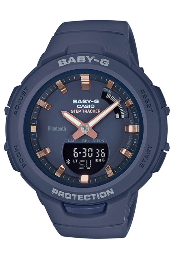 カシオ腕時計 CASIO時計 カシオ 時計 ベビージー ジースクワッド BABY-G G-SQUAD レディース BSA-B100-2AJF_1