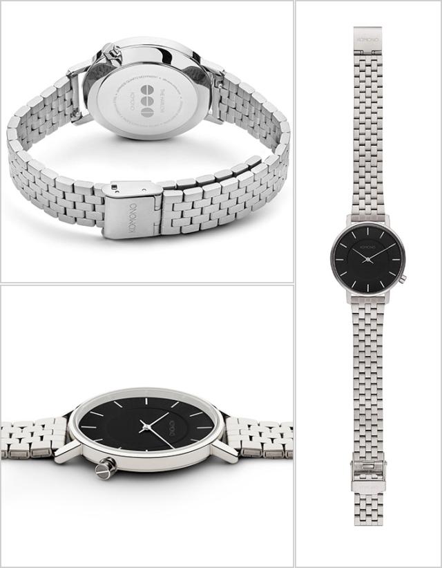 KOMONO 腕時計 コモノ 時計 ハーロウ HARLOW レディース 女性 妻 ブラック KOM-W4125_2