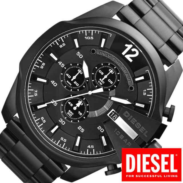 ☆新品未使用　　DIESEL  DZ4309  ☆メガチーフ　ブラックメタル