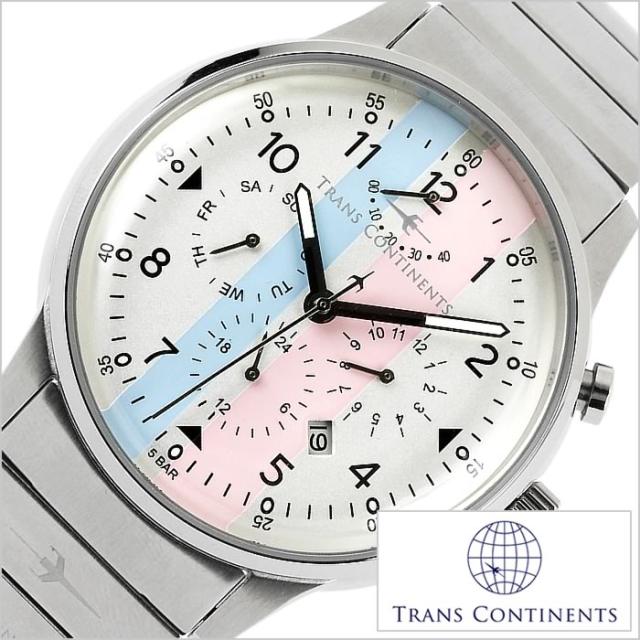 [正規品]TRANS CONTINENTS時計 トランスコンチネンツ腕時計 TRANS CONTINENTS トランスコンチネンツ 時計 TAQ-6601-02