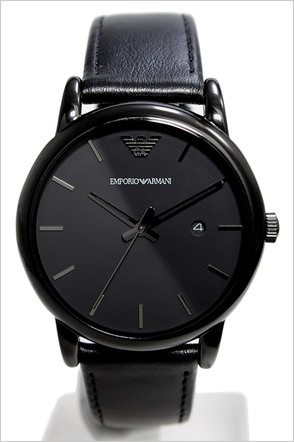 エンポリオアルマーニ 時計 EMPORIOARMANI 時計 エンポリオ アルマーニ 腕時計 EMPORIO ARMANI 腕時計 エンポリオアルマーニ腕時計 メンズ ブラック AR1732 新作 人気 流行 ブランド 防水 レザー ベルト 革 エンポリ EA