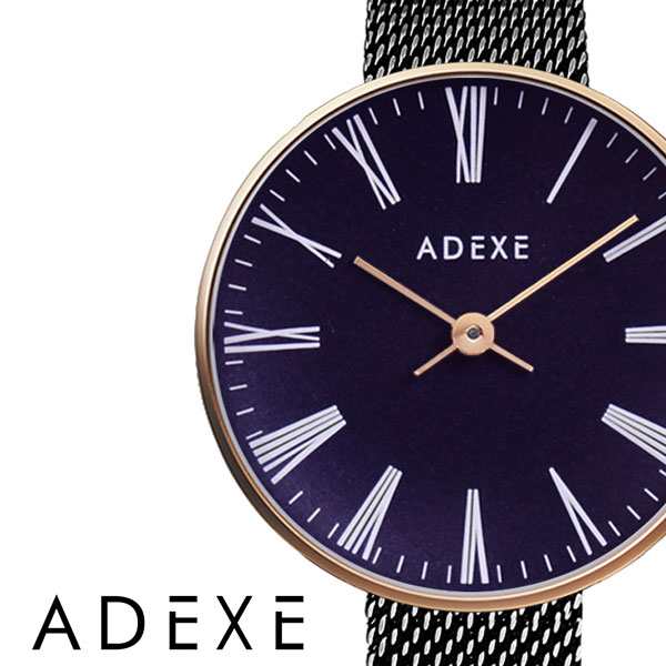 アデクス 腕時計 ADEXE 時計 ADEXE腕時計 アデクス時計 ラグジュアリーライン プチ Luxury line PETITE メンズ ブルー ADX-2504M-02のサムネイル