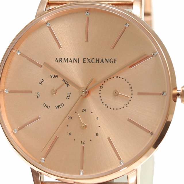 アルマーニ エクスチェンジ 腕時計 ARMANI EXCHANGE 時計 レディース 腕時計 ピンクゴールド AX5552｜au PAY マーケット