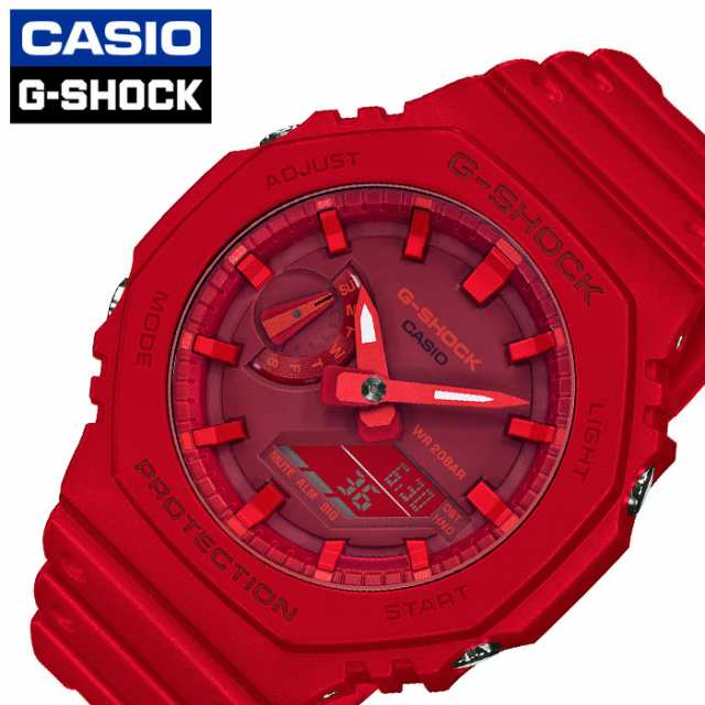 クォーツ腕時計・G-SHOCK/デジアナ/RED/RED - 腕時計