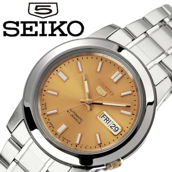 セイコー 腕時計 Seiko 時計 セイコーファイブ Seiko5 メンズ ゴールド Snkk15j1 の通販はau Pay マーケット 株 Hybridstyle