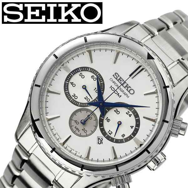 セイコー 腕時計 SEIKO 時計 メンズ シルバー SRW033P1