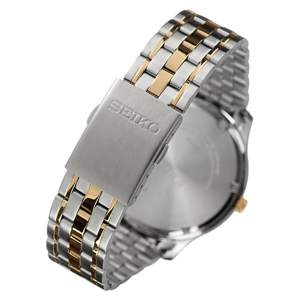 Seiko Men's Quartz Watch, Analog Display and Stainless Steel Strap –  NasherShop