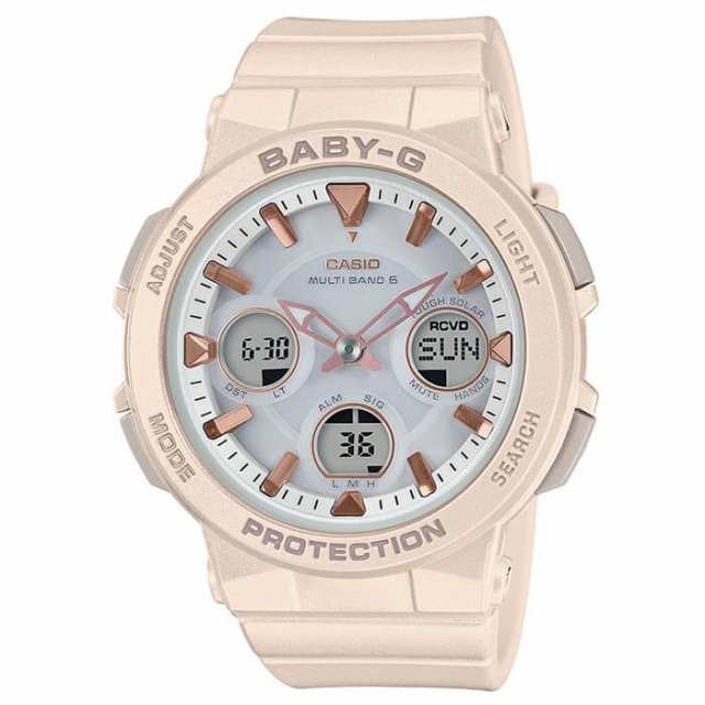 カシオ 腕時計 CASIO 時計 ベビージー BABY-G レディース ホワイト BGA