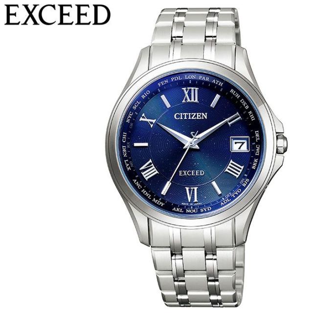 シチズン 腕時計 CITIZEN 時計 エクシード EXCEED メンズ ネイビー CB1080-52L