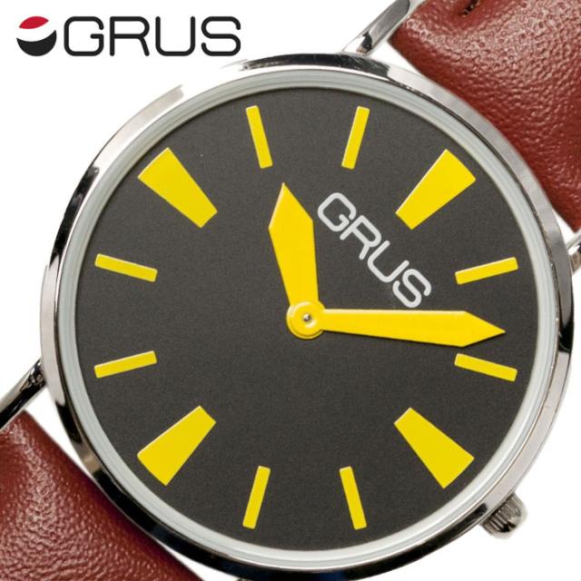 グルス 腕時計 GRUS 時計 ロービジョンウォッチ ユニセックス メンズ レディース ブラック GRS006-05 の通販は