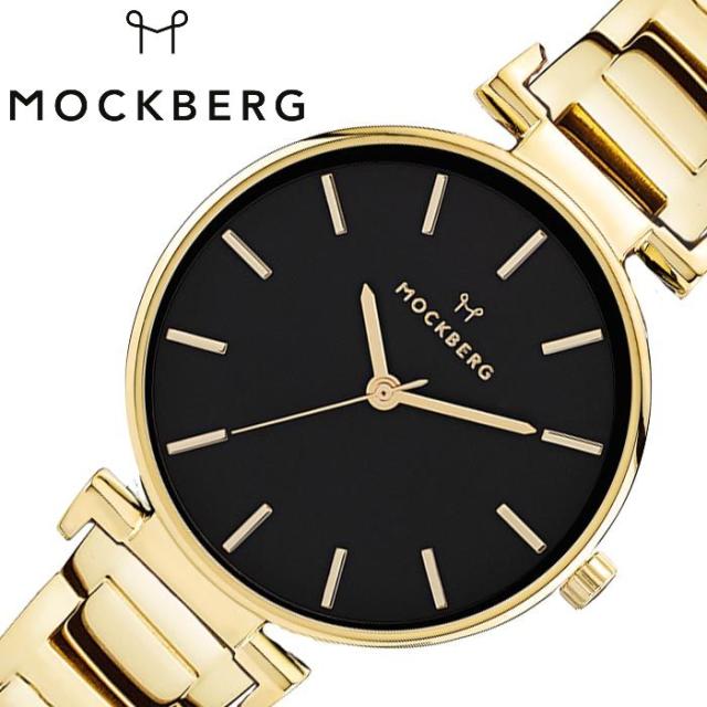 モックバーグ 腕時計 MOCKBERG 時計 オリジナル 34 Original 34 レディース ブラック MO634