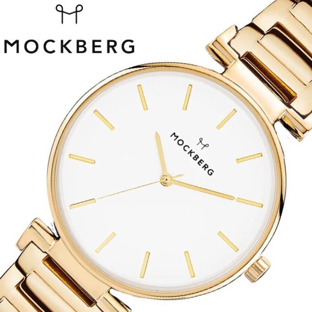 モックバーグ 腕時計 MOCKBERG 時計 オリジナル 38 Original 38 レディース ホワイト MO639