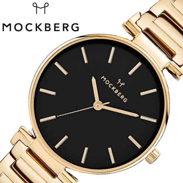 モックバーグ 腕時計 MOCKBERG 時計 オリジナル 38 Original 38 レディース ブラック MO640