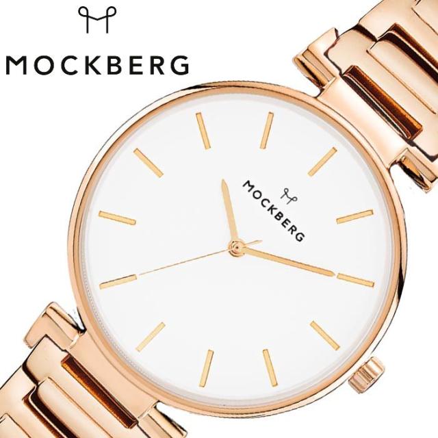 モックバーグ 腕時計 MOCKBERG 時計 オリジナル 38 Original 38 レディース ホワイト MO641