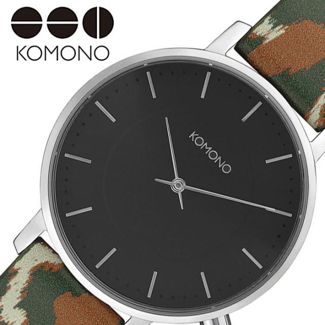 コモノ 腕時計 KOMONO 時計 ハーロウ HARLOW メンズ レディース ブラック KOM-W4134
