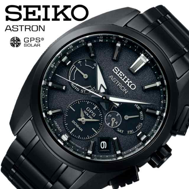 セイコー 腕時計 SEIKO 時計 アストロン ASTRON メンズ ブラック SBXC069 [ 人気 ブランド ソーラー 電波  GPSソーラーウォッチ チタン 金｜au PAY マーケット