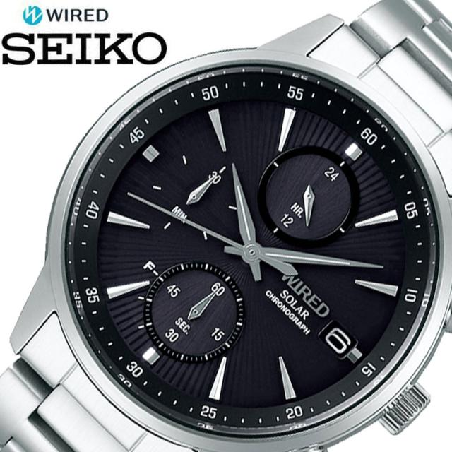 Seiko 腕時計 セイコー 時計 ワイアード Wired メンズ ブラック Agad408 人気 ブランド おすすめ おしゃれ かっこいい ブラック シルバの通販はau Pay マーケット 株 Hybridstyle