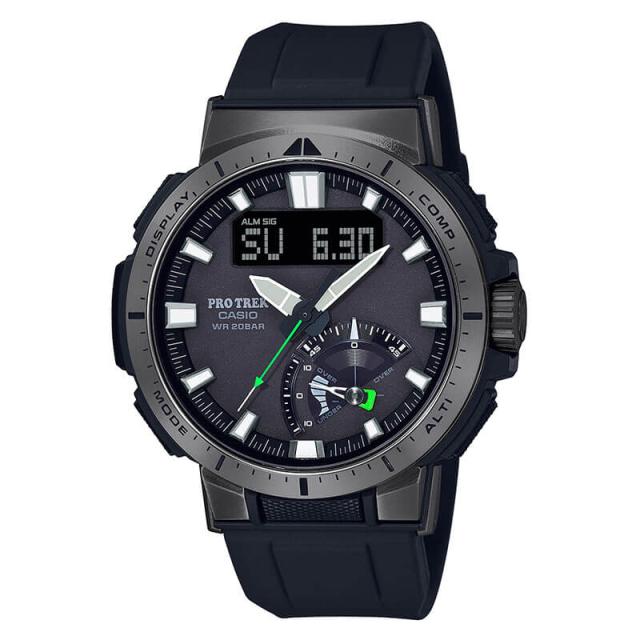 CASIO 腕時計 カシオ 時計 プロトレック マルチフィールドライン PRO TREK Multi Field Line メンズ 腕時計 ブラック PRW-70Y-1JF [ 人気 ブランド 正規品 おすすめ おしゃれ アクティブ スポーツ ブラック ジム ビーチ ボーイスカウト バイク トレーニング高校生 大学生 ]_1