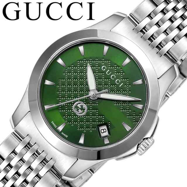 GUCCI 腕時計 グッチ 時計 ジータイムレス G-Timeless レディース 腕時計 グリーン YA1265008 [ 人気 おすすめ 高級 ブランド 大人 かっこいい メタル ベルト クラシック フォーマル ドレス ビジネス 就職 仕事 彼氏 恋人 ギフト プレゼント ]の通販は 52,140円
