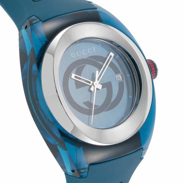 GUCCI 腕時計 グッチ 時計 シンク SYNC メンズ 腕時計 ブルー 