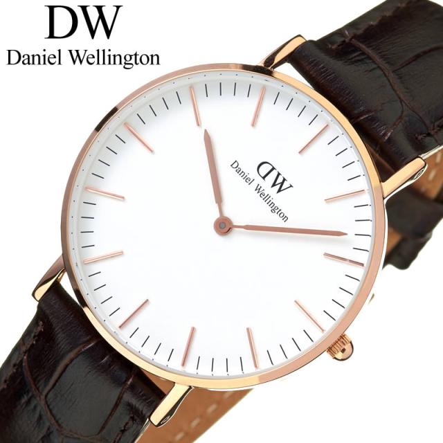 DanielWellington 腕時計 ダニエルウェリントン 時計 クラシック ヨーク ローズ 36mm CLASSIC York Rose レディース 腕時計 ホワイト DW00100038 [ 北欧 DW ペアウォッチ カップル シンプル ラウンド クラシック 上品 モダン プレゼント ギフト ]の通販は
