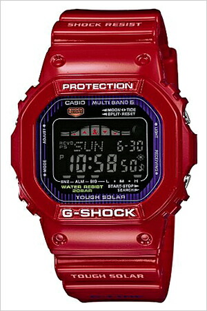 GWX-5600C-4JF カシオ ジーショック CASIO G-SHOCK Gショック G SHOCK GSHOCK ジーショック時計 ジーショック腕時計 gshock腕時計 ジー ライド G-LIDE メンズ ブラック デジタル タフ ソーラー 電波 時計 液晶 防水 レッド 送料無料_1