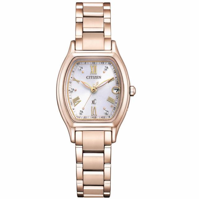 シチズン ソーラー電波 エクシード 腕時計 ティタニアハッピーフライト CITIZEN EXCEED レディース ホワイト ピンクゴールド 時計 ES9482-51W 人気 おすすめ
