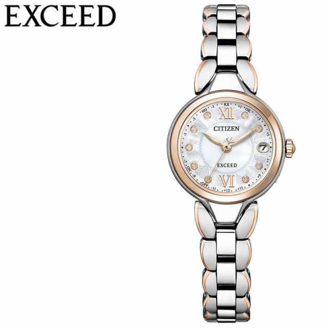 シチズン 腕時計 CITIZEN 時計 シチズン CITIZEN エクシード EXCEED 女性 レディース エコ・ドライブ電波時計 ES9474-67W 人気 おすすめ