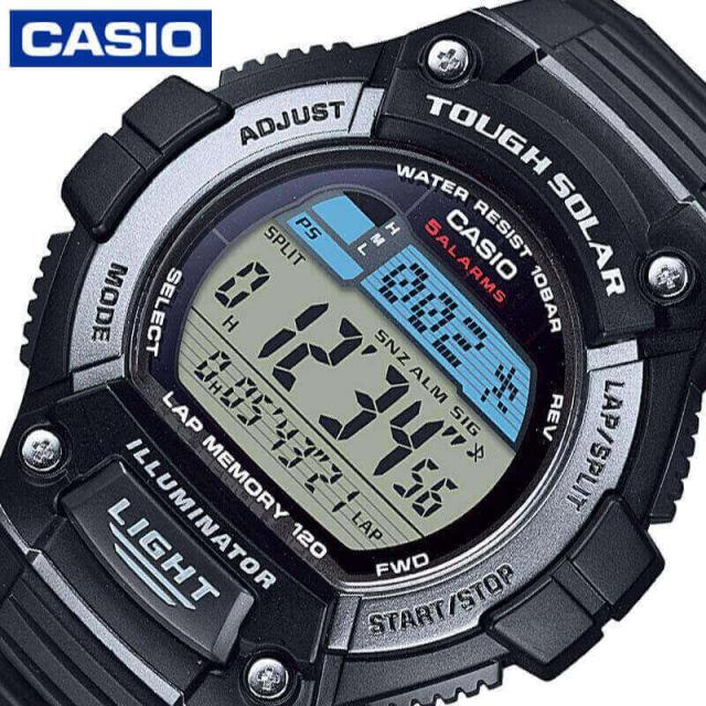 カシオ 腕時計 CASIO 時計 スタンダード STANDARD 男性 メンズ ソーラークォーツ W-S220-1AJH かっこいい 彼氏 夫 人気 おすすめ おしゃれ ブランド 記念日 誕生日 プレゼント ギフトの通販は