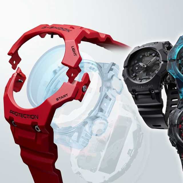 カシオ 腕時計 CASIO 時計 Gショック ベゼル・バンド一体構造 G-SHOCK ...