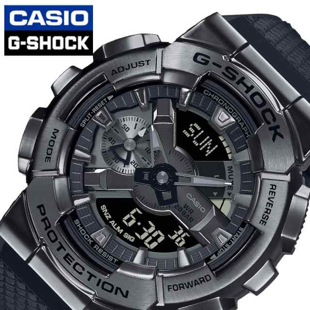 カシオ 腕時計 CASIO 時計 カシオ CASIO Gショック ブラックアウト G-SHOCK METEL COVERED 男性 向け メンズ メタル オールブラック GM-1