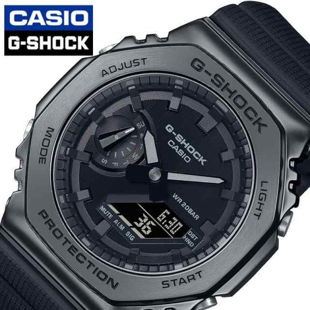 カシオ 腕時計 CASIO 時計 カシオ CASIO Gショック ブラックアウト G-SHOCK METEL COVERED 男性 向け メンズ メタル オールブラック GM-2