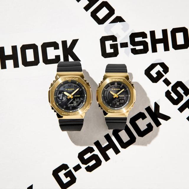 カシオ 腕時計 CASIO 時計 カシオ CASIO Gショック ゴールド ブラック G-SHOCK METAL COVERED 男性 向け メンズ 高級 GM-2100G-1A9JF 人気 おすすめ おしゃれ ブランド プレゼント ギフト 防水 アウトドア キャンプ フェス 頑丈 8角形 八角形 オクタゴン_10