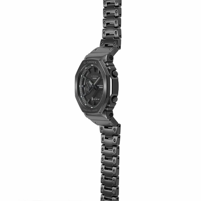 カシオ 腕時計 CASIO 時計 Gショック カシオーク G-SHOCK FULL METAL 男性 向け メンズ ソーラー メタル フルメタル 高級  銀 GM-B2100BD-1AJF 人気 おすすめ おしゃれ ブランド プレゼント ギフト 防水 アウトドア キャンプ フェス 頑丈 8角形 八角形  オクタゴンの通販はau