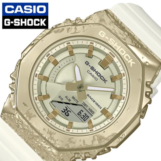カシオ 腕時計 CASIO 時計 Gショック カルサイト G-SHOCK 40th Anniversary Adventurer’s Stone 男性 向け メンズ 限定 鉱石 GM-S2140GEM-9AJR 人気 おすすめ おしゃれ ブランド プレゼント ギフト 防水 アウトドア キャンプ フェス 頑丈 ホワイト ゴールド メタルの通販は 33,000円