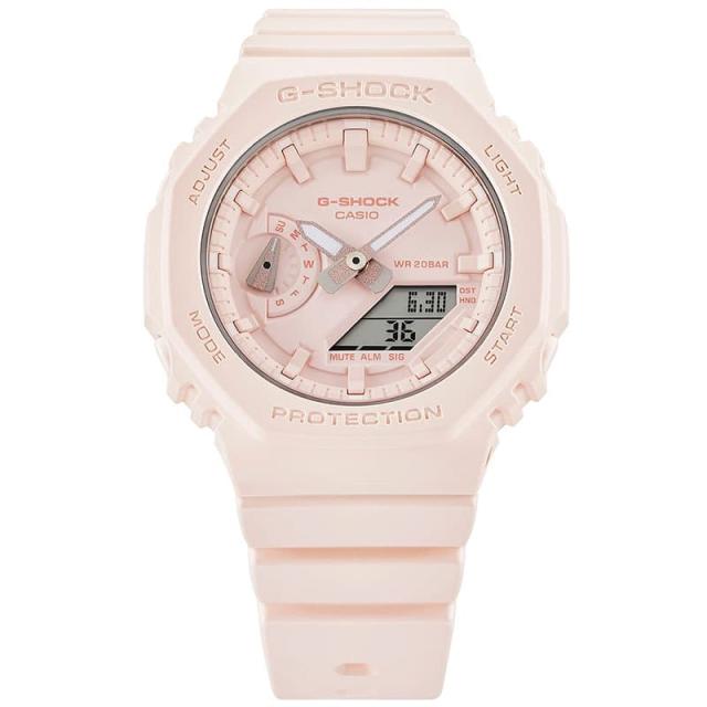 カシオ 腕時計 CASIO 時計 カシオ CASIO Gショック ワントーンカラーモデル G-SHOCK SMOKY COLORS アナデジ マット GMA-S2100BA-4AJF 人気 おすすめ おしゃれ ブランド プレゼント ギフト 防水 アウトドア キャンプ フェス 頑丈 パステル ピンク 淡色 アナデジ_1