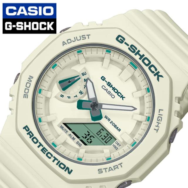 カシオ 腕時計 CASIO 時計 カシオ CASIO Gショック グリーンアクセント G-SHOCK Green Accent アナデジ GMA-S2100GA-7AJF 人気 おすすめ おしゃれ ブランド プレゼント ギフト 防水 アウトドア キャンプ フェス 頑丈 グリーン アナデジ マット