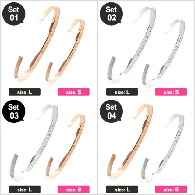 【誕生日 プレゼント 専用】【ペア価格】ペア ダニエルウェリントン バングル ペアブレスレット ペアバングル アクセサリー 女性 男性 恋人 彼氏 彼女 妻 夫 メンズ レディース 人気 細め ペアアクセ ローズゴールド シルバー カップル コーデ 夫婦 お揃い ブランド シンプル_13