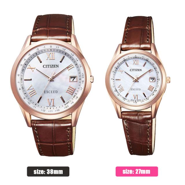 【ペア 価格】ペアウォッチ シチズン エクシード 腕時計 CITIZEN EXCEED 時計 ソーラー電波 電波ソーラー 電波時計 メンズ レディース 男性 女性 セット 人気 ブランド ペア ペアルック カップル 恋人 夫婦 お揃い 彼氏 彼女 結婚 記念日 誕生日 プレゼント ギフト_2