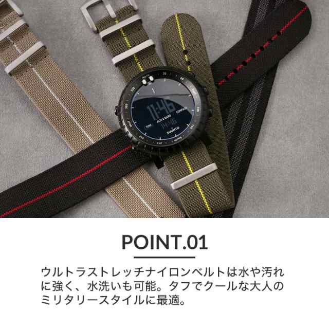 SUUNTO CORE 対応】スント コア 交換用ベルト スントコア オール 