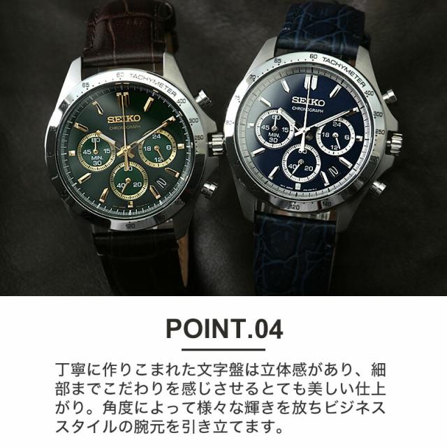 美品 SEIKOセイコー メンズ腕時計ブルー紺 箱付き セクシー キラキラ