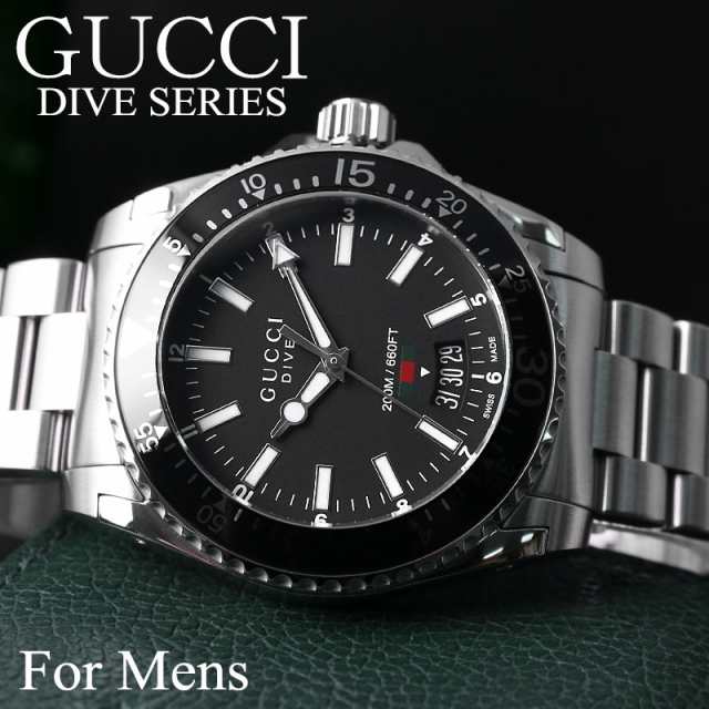 グッチ 腕時計 GUCCI 時計 ダイヴ DIVE メンズ YA136301A 男性