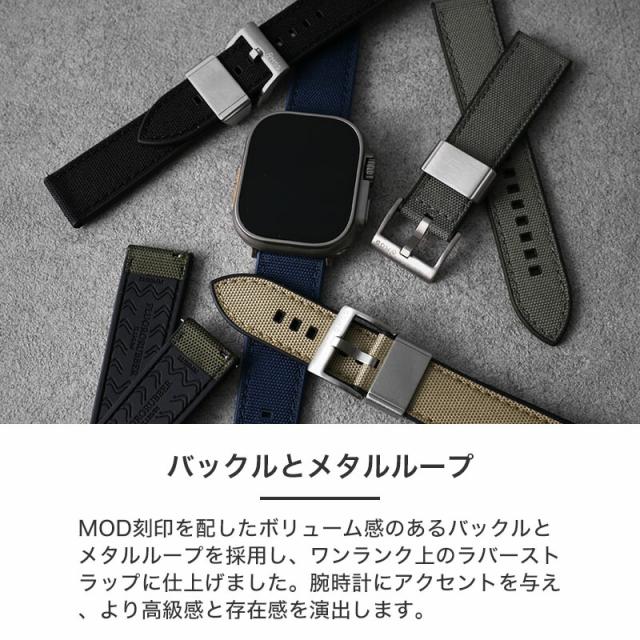 【ワンランク上の アップルウォッチ バンド】applewatch メンズ アップル ウォッチ FKM ラバー ストラップ 腕時計 シリコンベルト 全シリーズ 対応 時計 バンド 交換用 腕時計ベルト 替えベルト 替えバンド カスタム おすすめ 防水 高級 ウルトラ Ultra アウトドア スポーツ_5