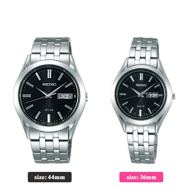 【ペア価格】電池交換不要 ソーラー ペアウォッチ セイコー 腕時計 SEIKO 時計 セイコー スピリット SPIRIT メンズ レディース 男性 女性 用 セット [ ソーラー時計 人気 ブランド ペア 恋人 カップル ペアルック ビジネス お揃い 結婚 祝い 記念日 記念 誕生日 プレゼント ]_2