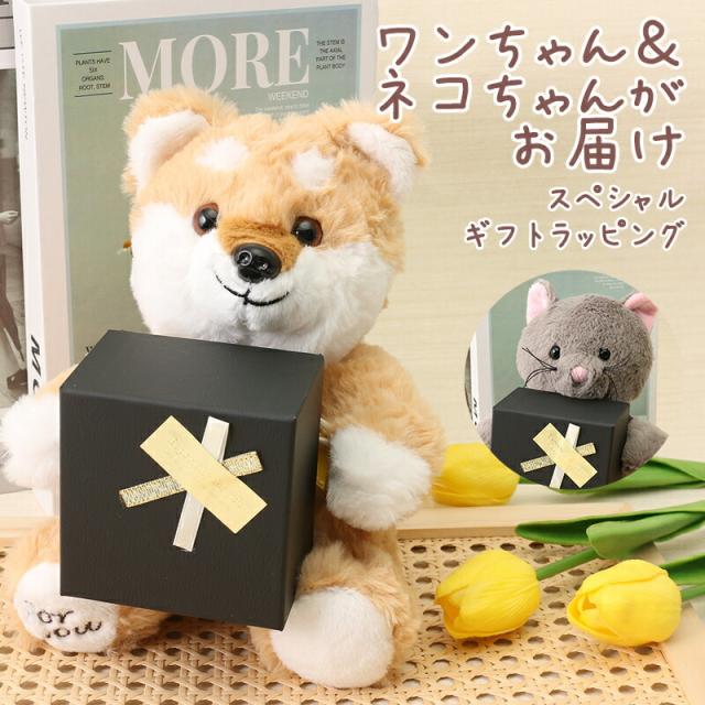 思い出に残るプレゼント】わんちゃん ねこちゃん ラッピング