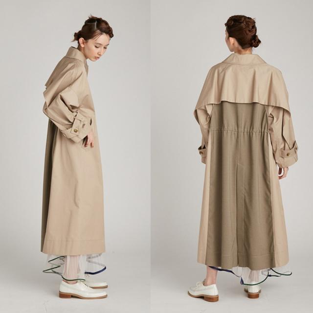 (SALE50%OFF) FURFUR ファーファー ロングステンカラーコート rwfc214012 レディース アウター オーバーサイズ セール_2