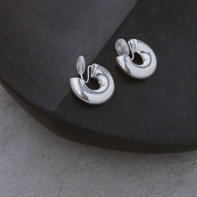 TODAYFUL 22春 トゥデイフル Chunky Hoop Earring (Silver925)チャン ...