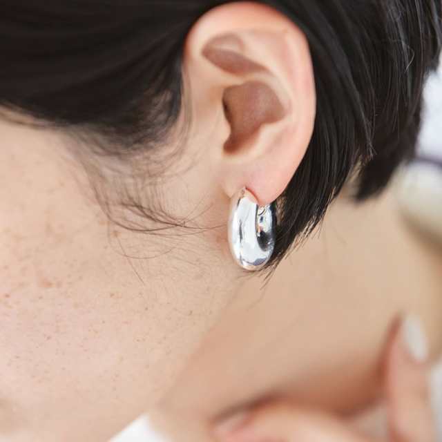 TODAYFUL 22春 トゥデイフル Chunky Hoop Earring (Silver925)チャン ...