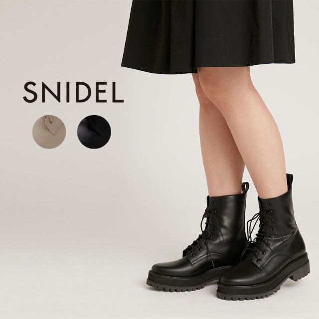 SALE50%OFF スナイデル SNIDEL Vibramレースアップショートブーツ swgs225602 レディース シューズ｜au PAY  マーケット